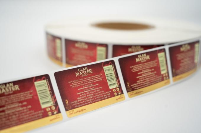 چاپ برچسب سفارشی برچسب های ضد آب ارزان برچسب های ضد آب کاغذ برچسب های شفاف 0