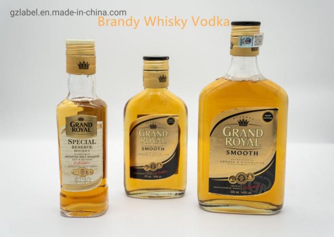 برچسب بازتاب دهنده بطری نوشیدنی برچسب های چسبنده قابل برداشت مقاوم در برابر مواد شیمیایی 1