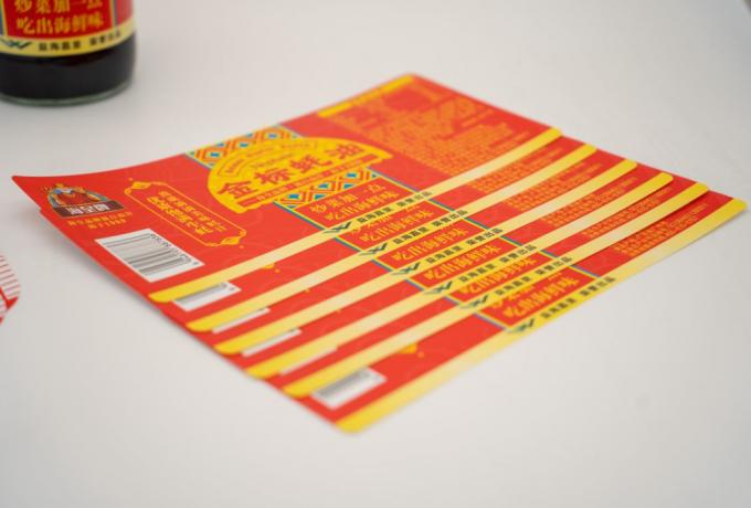 برچسب بازتاب دهنده بطری نوشیدنی برچسب های چسبنده قابل برداشت مقاوم در برابر مواد شیمیایی 5