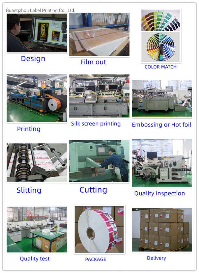 برچسب خود چسبنده بطری شراب برچسب ضد آب PVC وینیل برش محکم 1