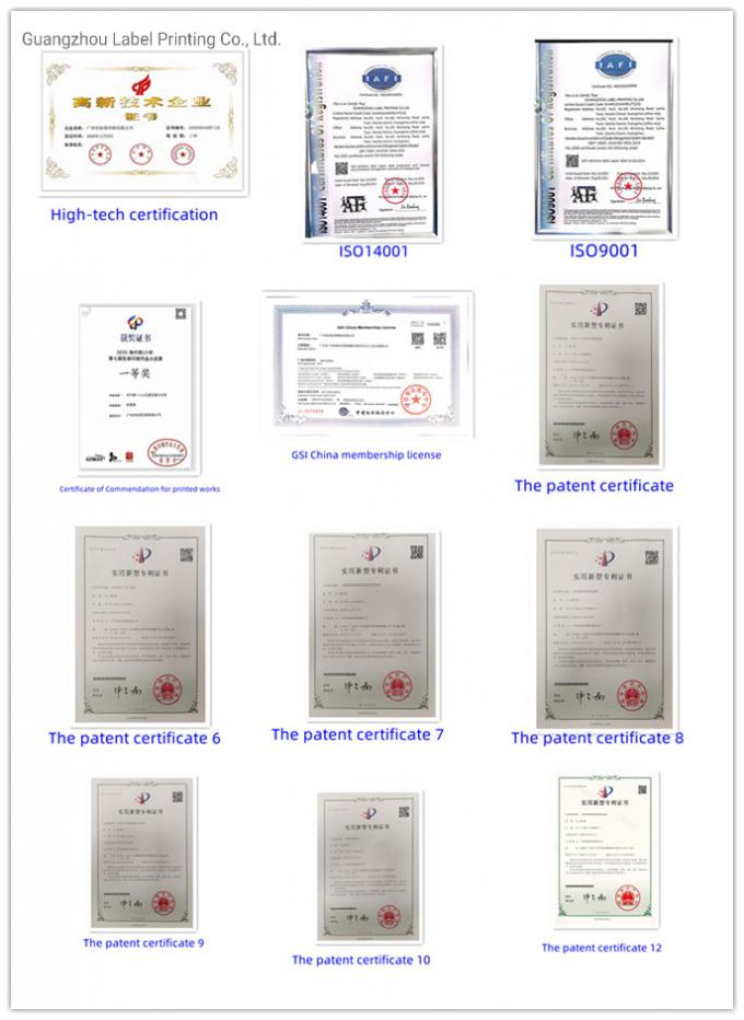 برچسب خود چسبنده بطری شراب برچسب ضد آب PVC وینیل برش محکم 3