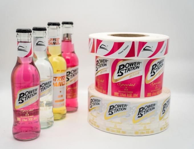 برچسب بطری نوشیدنی خود چسبنده کاغذ برچسب برچسب صاف 6