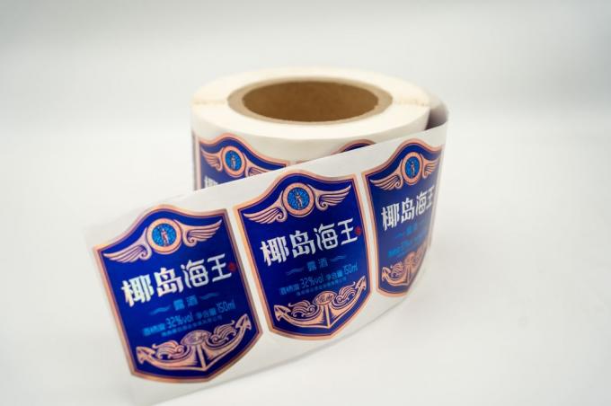 برچسب های بسته بندی شده آبمیوه بطری برچسب های کاغذی برچسب های ویسکی 2