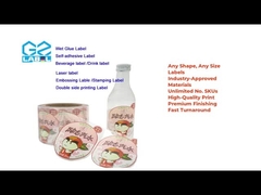 برچسب خود چسبنده و برچسب سفارشی