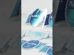 برچسب های شخصی آوری آدرس بازگشت برچسب های گرد شفاف کاغذ چاپی