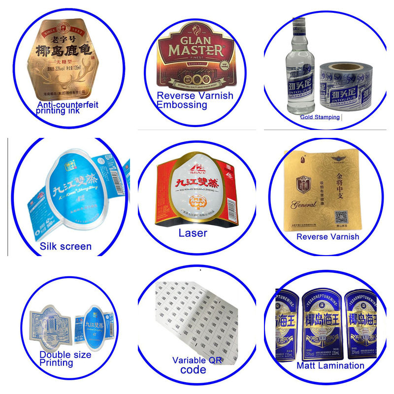 برچسب سفارشی برای بسته بندی نوشیدنی راه حل حرفه ای با مواد و طرح های سفارشی برای خریدار B2B