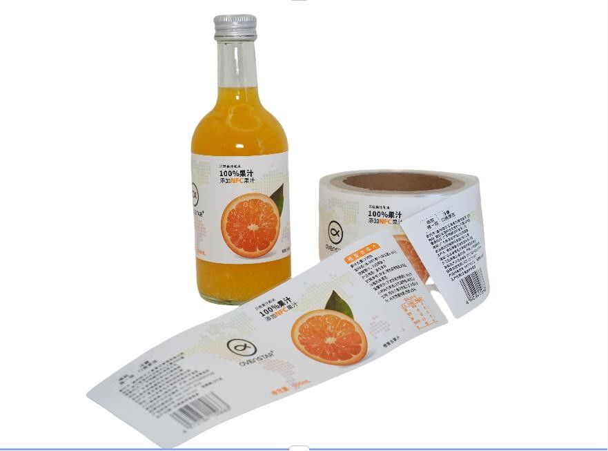 برچسب بطری شراب برچسب چسب مرطوب برای بسته بندی ضد آب با رول گرد شخصی