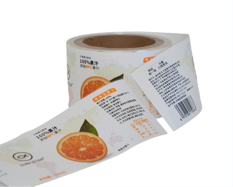 برچسب بطری شراب برچسب چسب مرطوب برای بسته بندی ضد آب با رول گرد شخصی