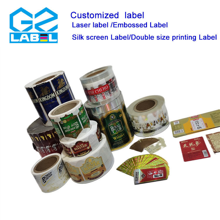 برچسب بطری آبجو کاغذی با پایان درخشان ساخته شده از کاغذ آسان برای اعمال و برداشتن