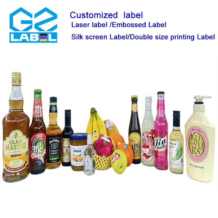 برچسب بطری آبجو کاغذی با پایان درخشان ساخته شده از کاغذ آسان برای اعمال و برداشتن