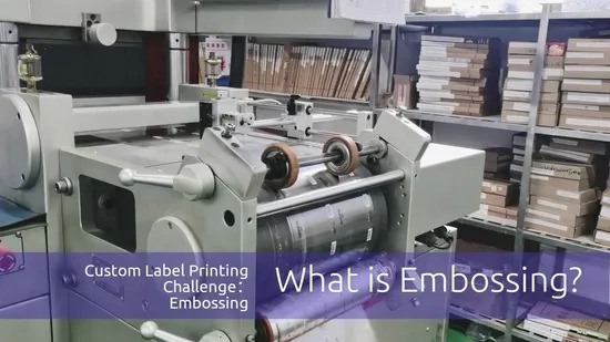 Custom Label Sticker with 10-12 Color Printing for Food and Beverage Grade Applications