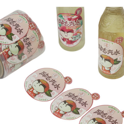 برچسب چسبی بطری آب